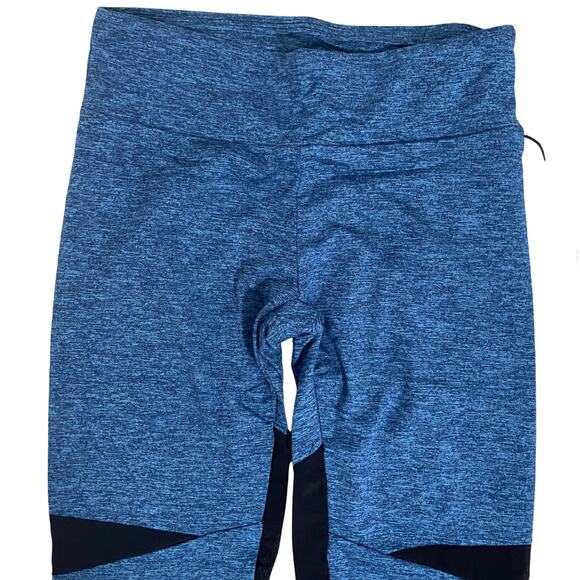 Lanston Sport Minimal Diamond Mesh 7/8 Legging Ocean Blue Black - XS - $128 - Picture 3 of 10